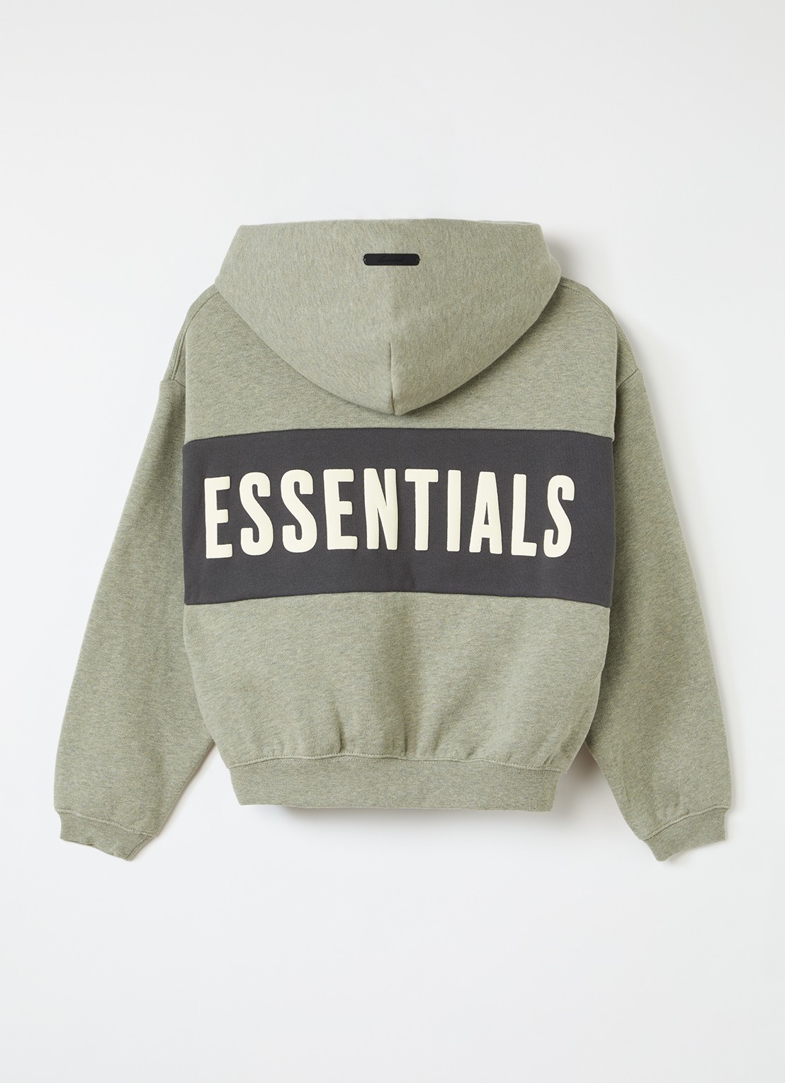 Fear of God Essentials Hoodie met logoprint - voorkant 2 grijs