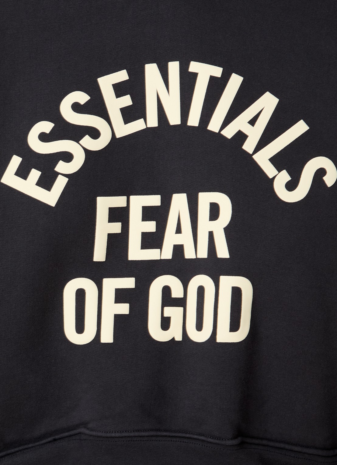 Fear of God Essentials Hoodie met logoprint - detail 6 antraciet