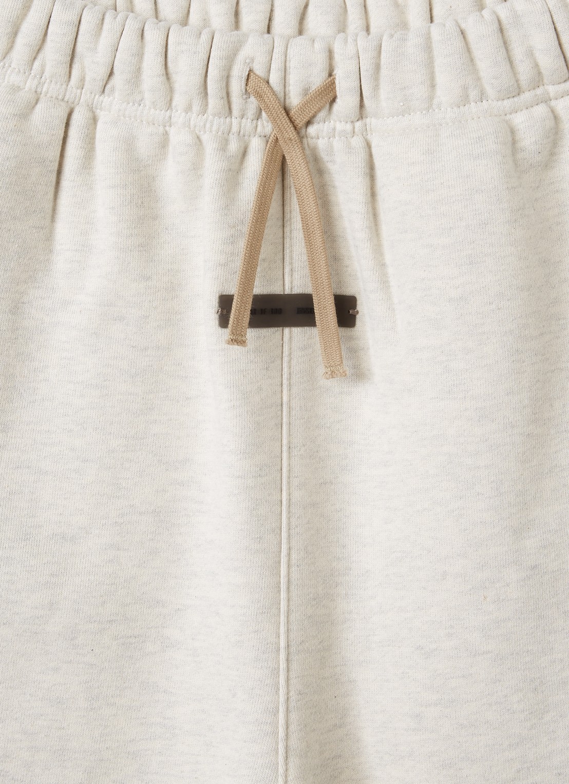 Fear of God Essentials Loose fit joggingbroek met logo - detail grijsmele