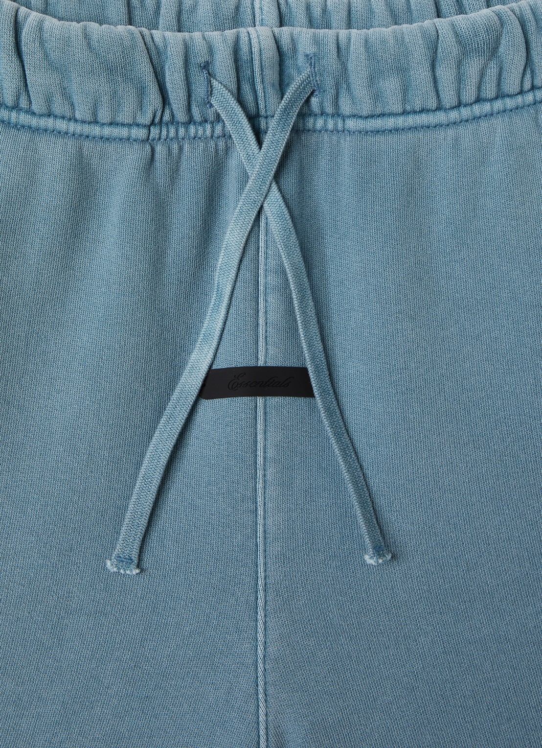 Fear of God Essentials Loose fit korte joggingbroek met logo - detail 3 zeegroen