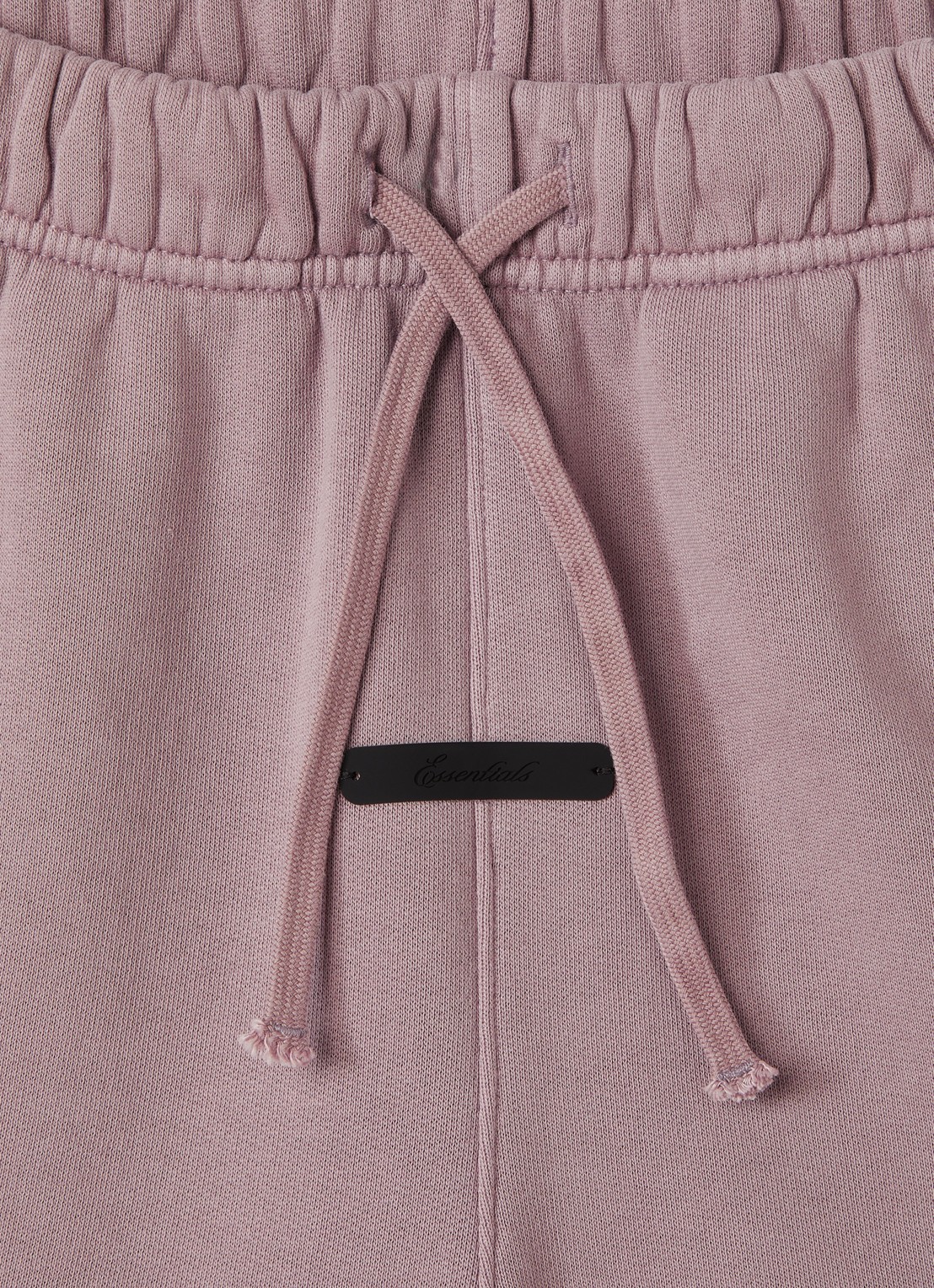 Fear of God Essentials Loose fit korte joggingbroek met logo - detail oudroze