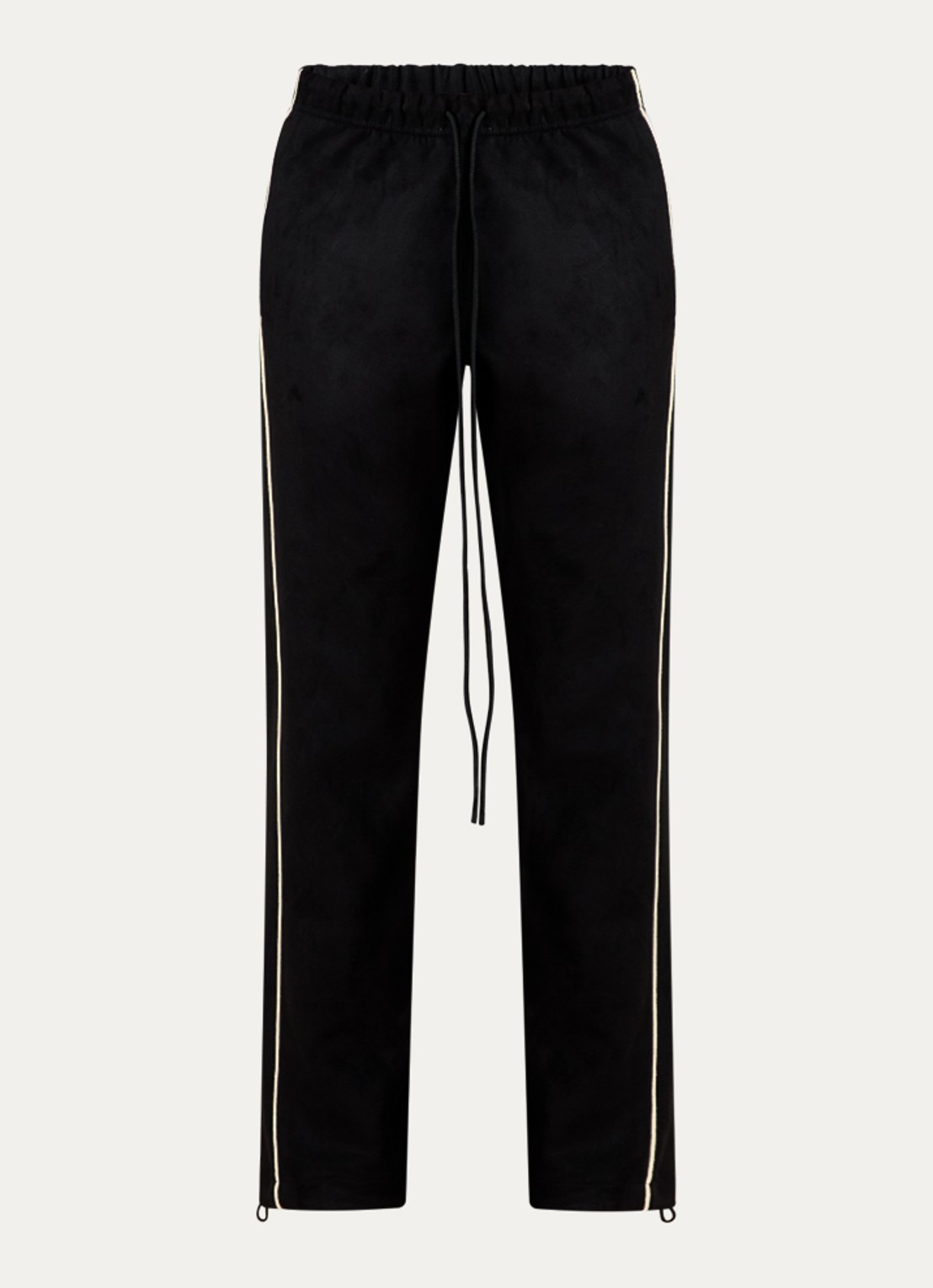 Fear of God Essentials Low waist slim fit joggingbroek met steekzakken - voorkant 2 zwart