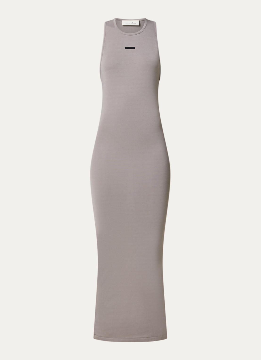 Fear of God Essentials Maxi jurk met racerback - voorkant 2 taupe