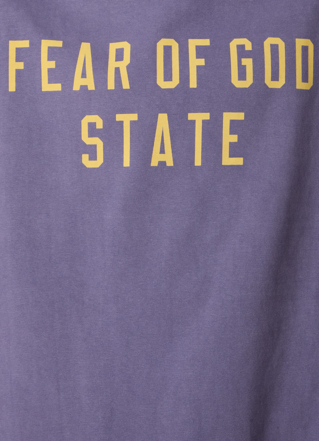 Fear of God Essentials Oversized T-shirt met logoprint - detail 2 lavendel