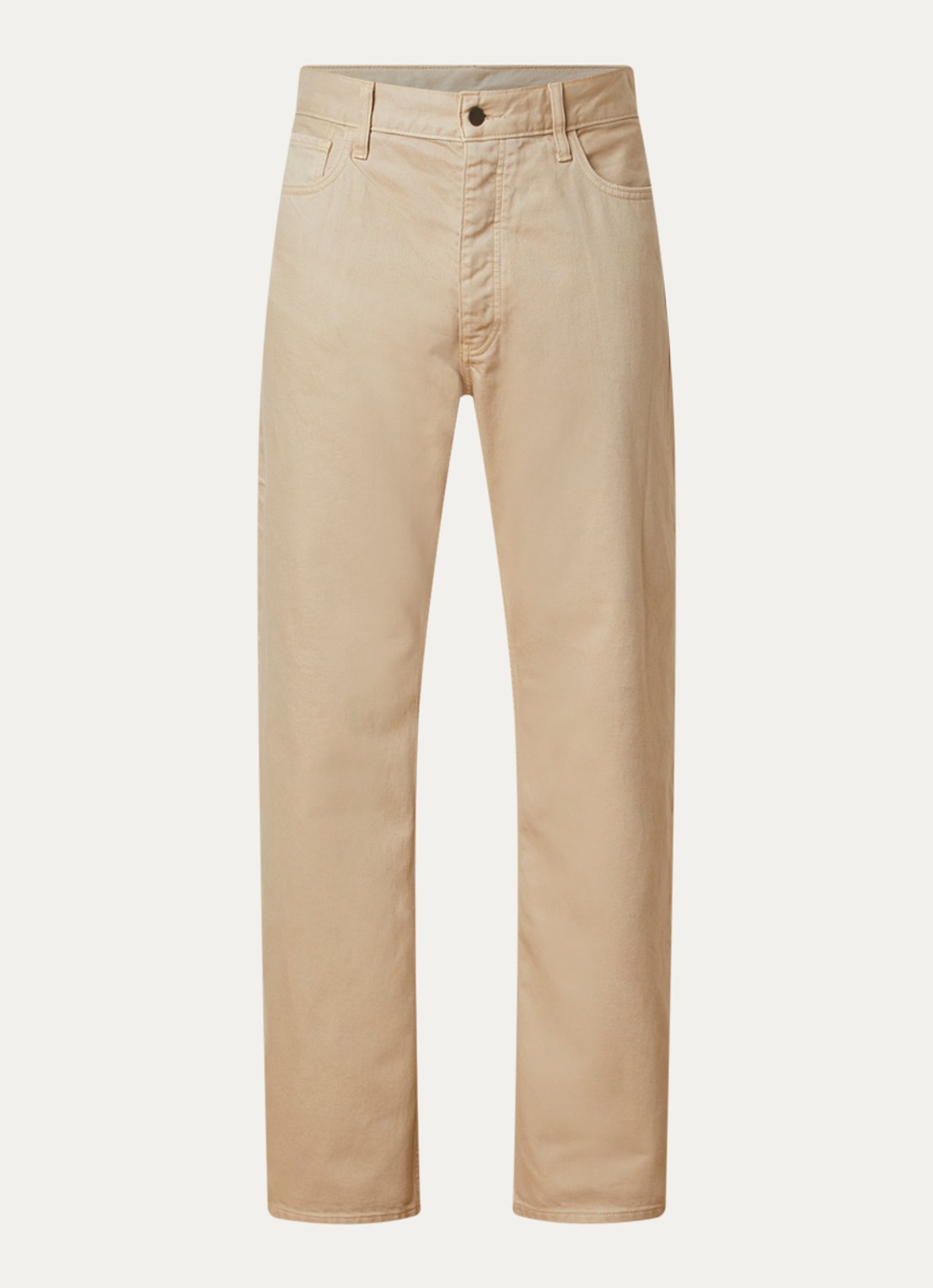 Fear of God Essentials Straight leg jeans met gekleurde wassing - voorkant 4 beige