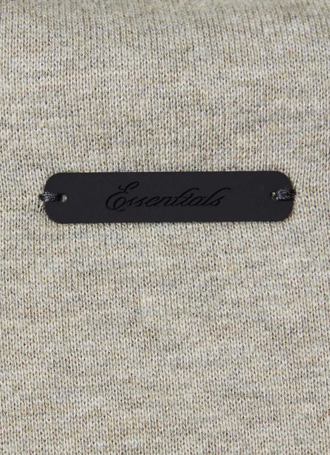 Fear of God Essentials Sweater met logo- en backprint - detail 2 grijsmele