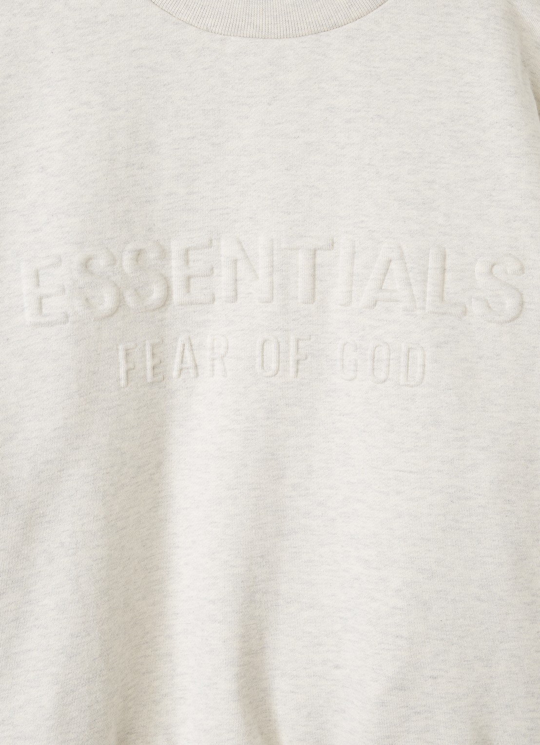 Fear of God Essentials Sweater met logoprint - detail 3 grijsmele