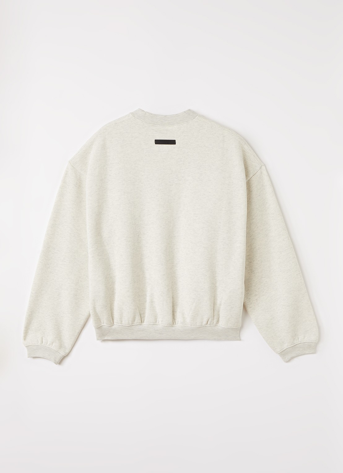 Fear of God Essentials Sweater met logoprint  - voorkant 3 lichtgrijs