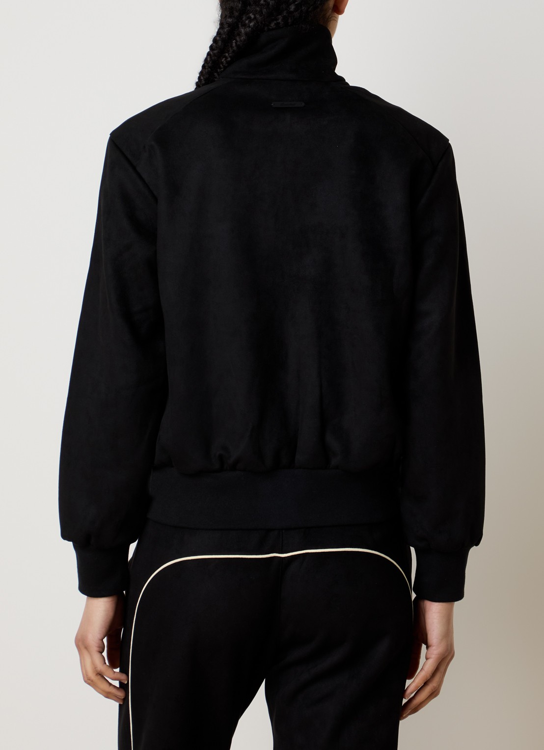 Fear of God Essentials Sweatvest met logo en steekzakken - achterkant 4 zwart