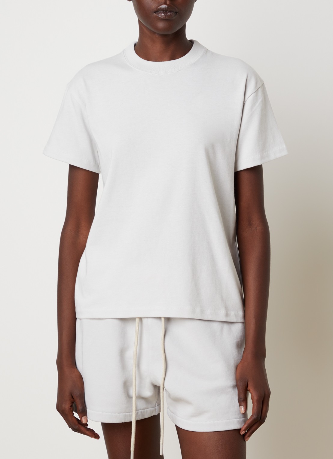 Fear of God Essentials T-shirt met backprint - achterkant 3 lichtgrijs