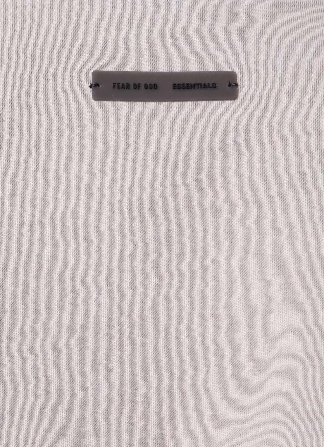 Fear of God Essentials T-shirt met front- en backprint - detail 3 middengrijs