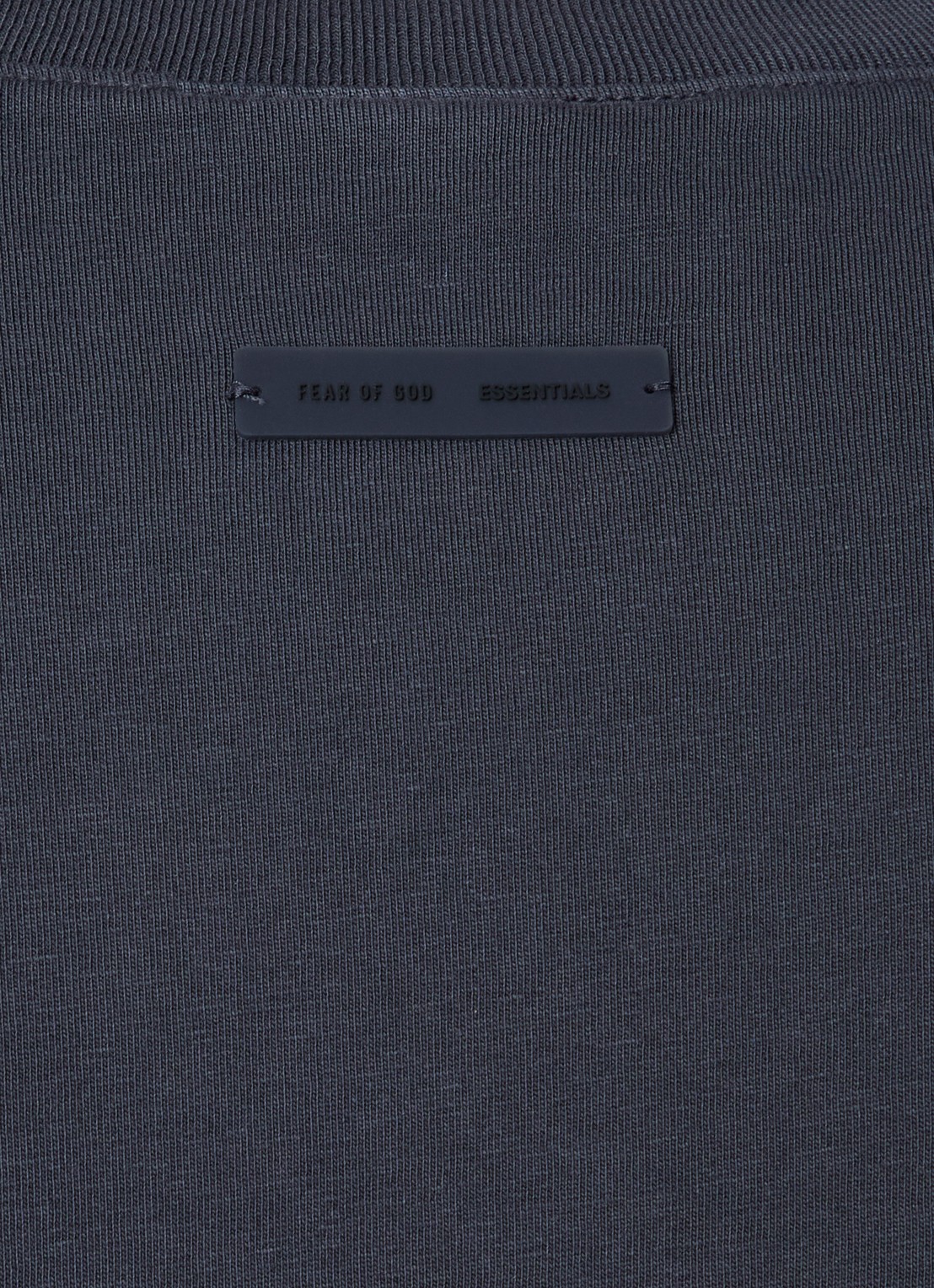 Fear of God Essentials T-shirt met logo- en backprint - detail 2 antraciet