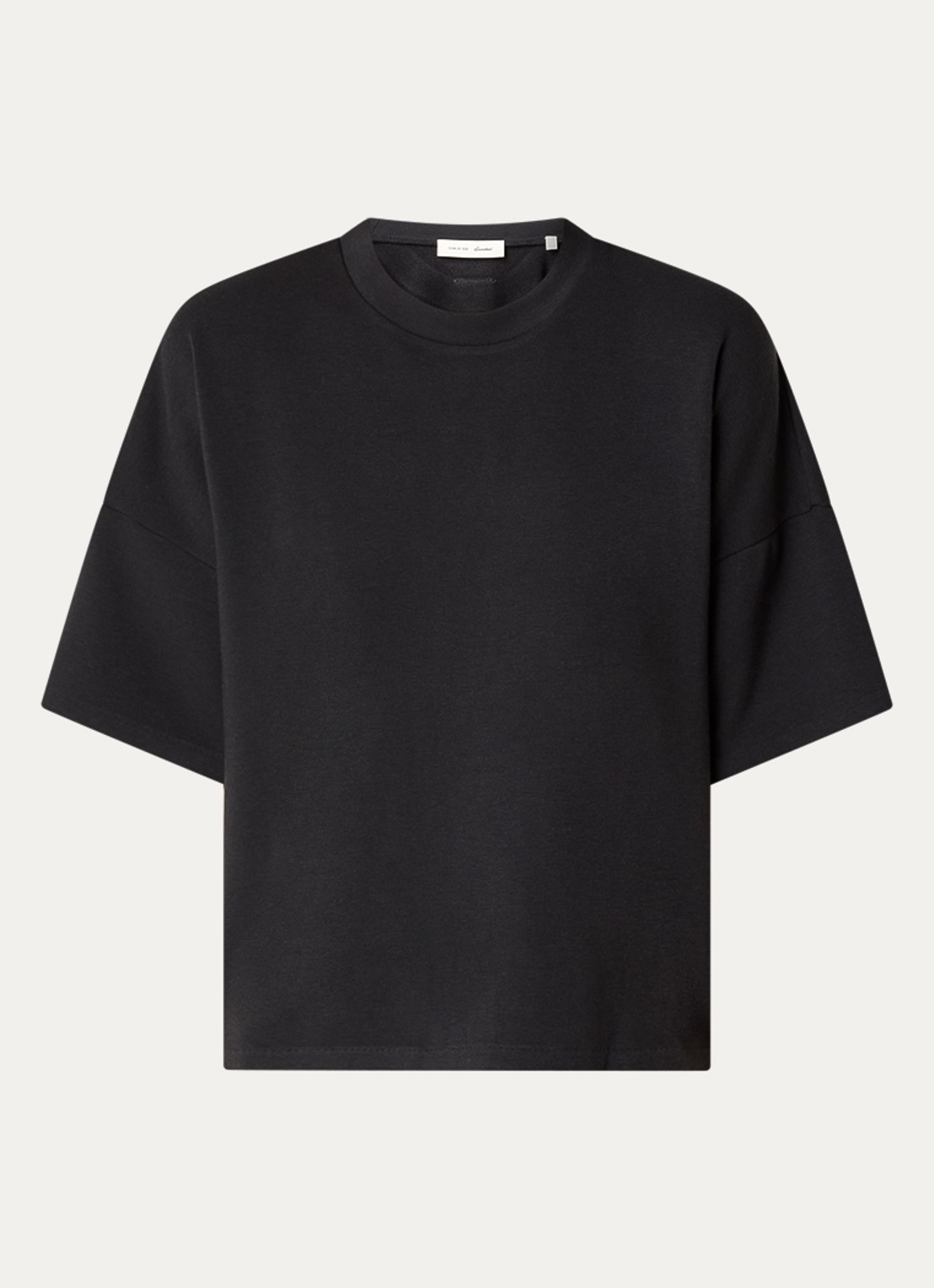 Fear of God Essentials T-shirt met logo en ronde hals - voorkant 4 zwart