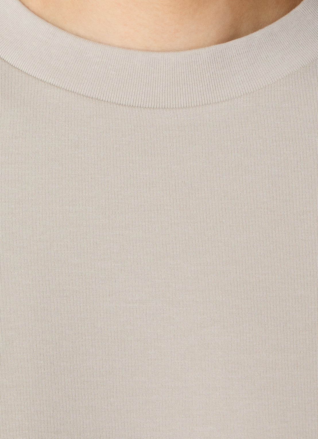 Fear of God Essentials T-shirt met logo en ronde hals - detail 3 beige