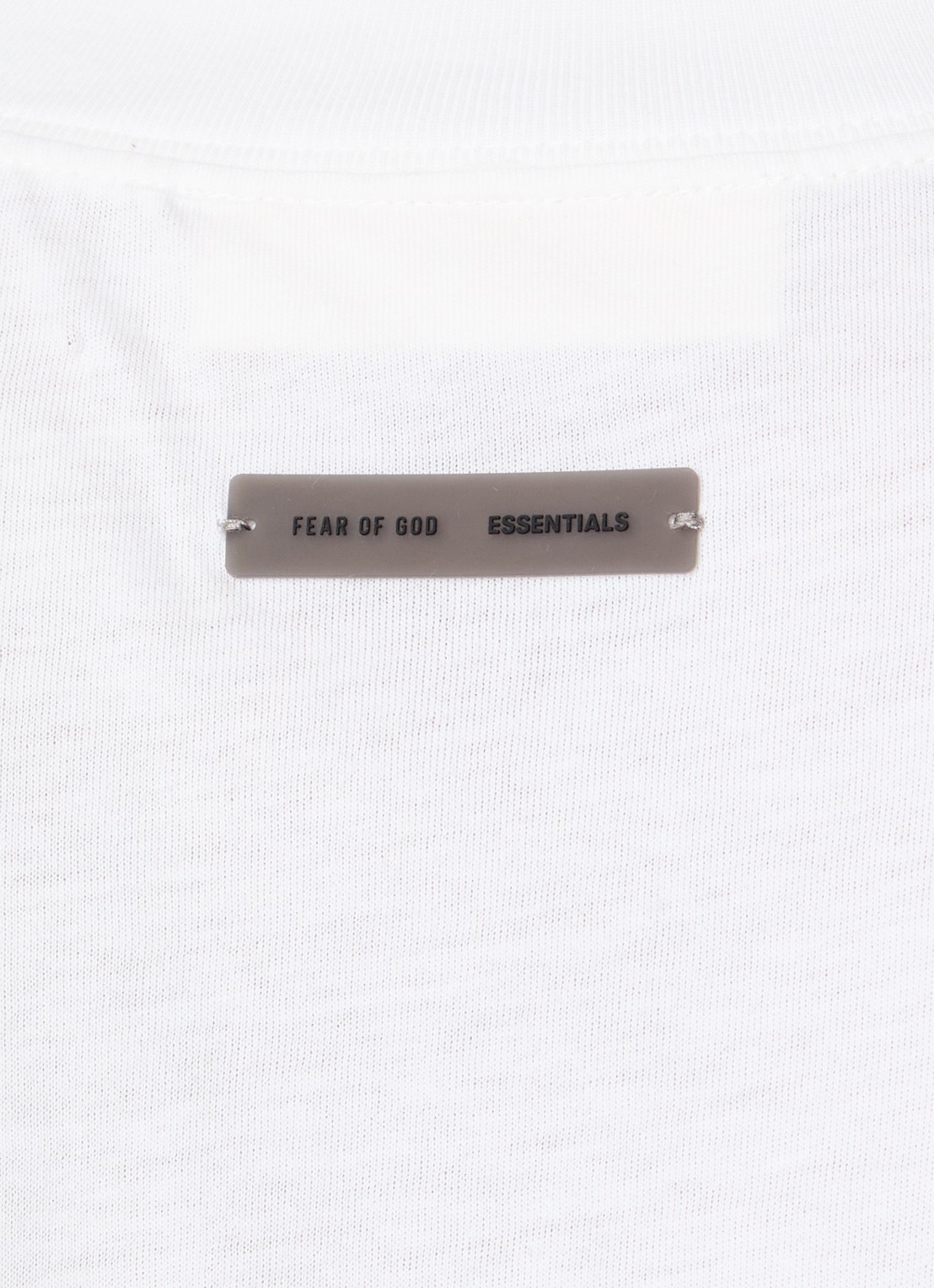 Fear of God Essentials T-shirt met logo - detail 2 ivoor