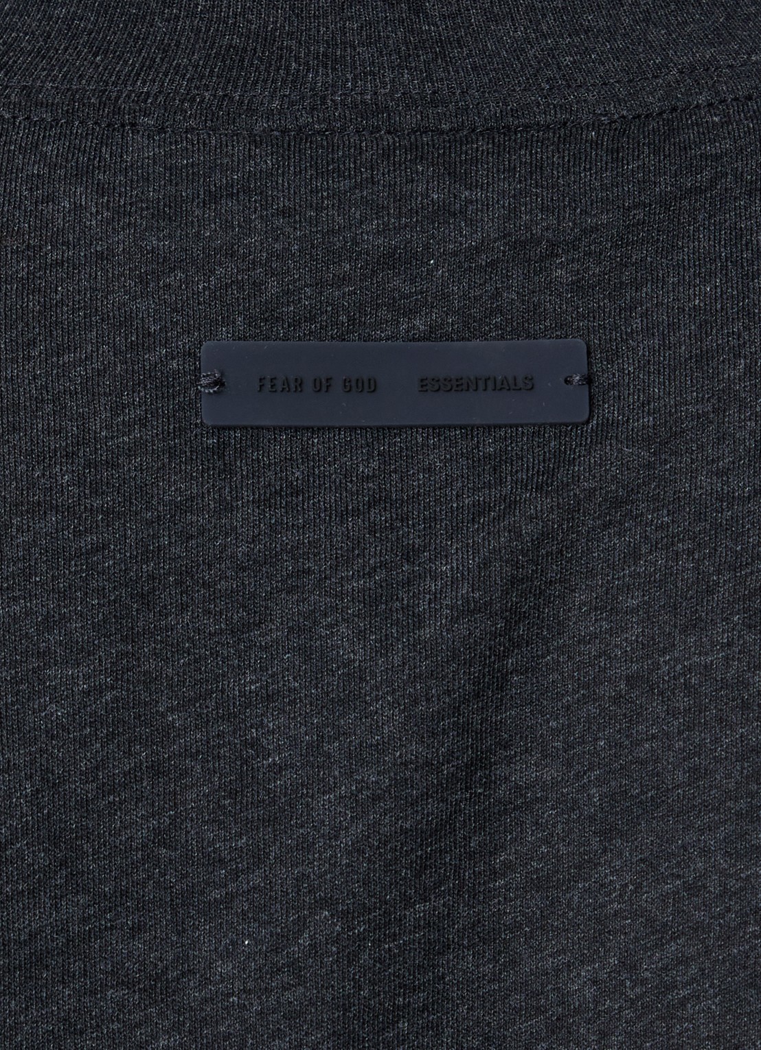 Fear of God Essentials T-shirt met logo - detail 4 antraciet