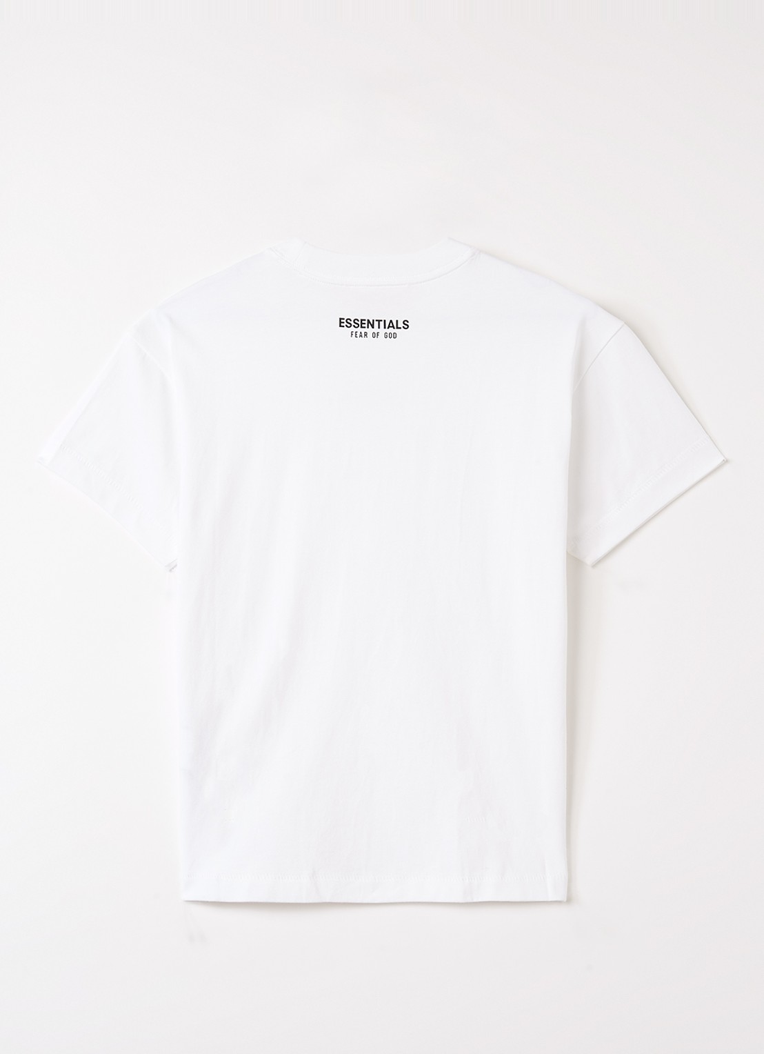 Fear of God Essentials T-shirt met logo - voorkant 2 wit