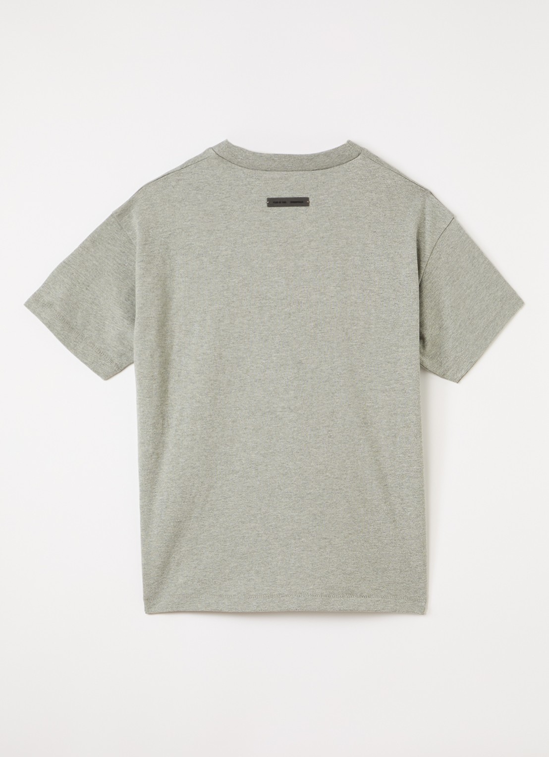 Fear of God Essentials T-shirt met logoprint - voorkant 2 grijs