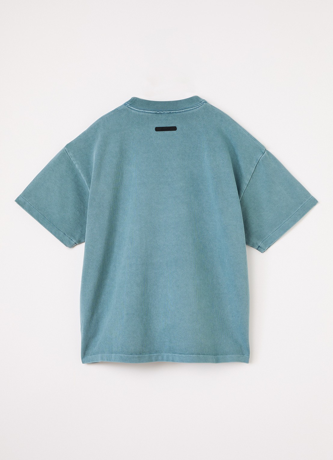 Fear of God Essentials T-shirt met logoprint - voorkant 2 staalblauw