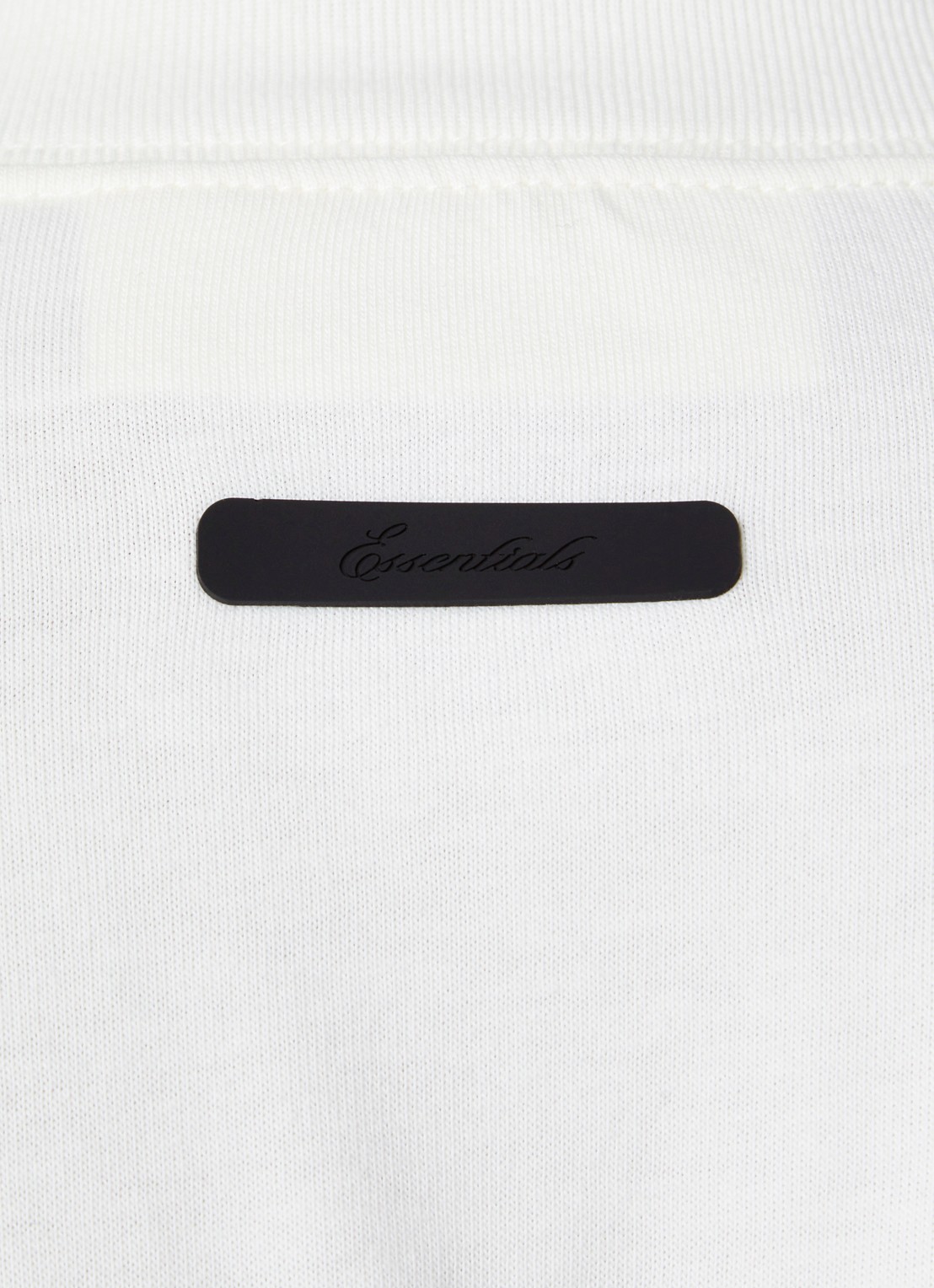 Fear of God Essentials T-shirt met ronde hals - detail 3 gebroken wit