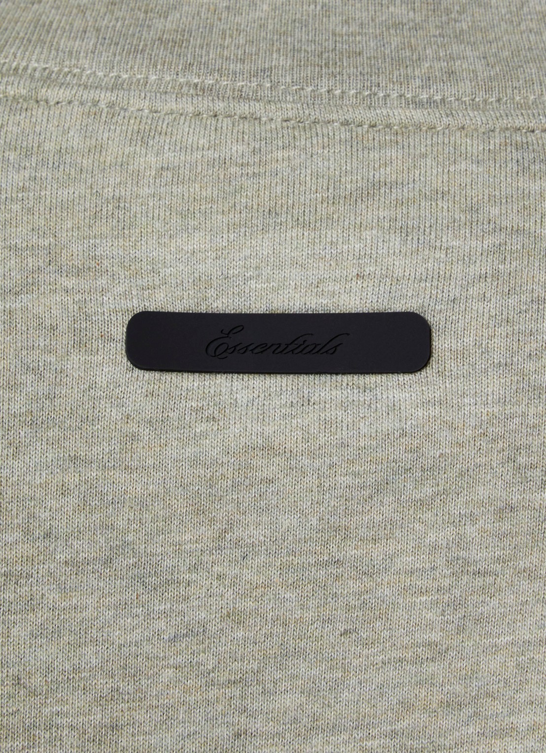 Fear of God Essentials T-shirt met ronde hals - detail 4 lindegroen