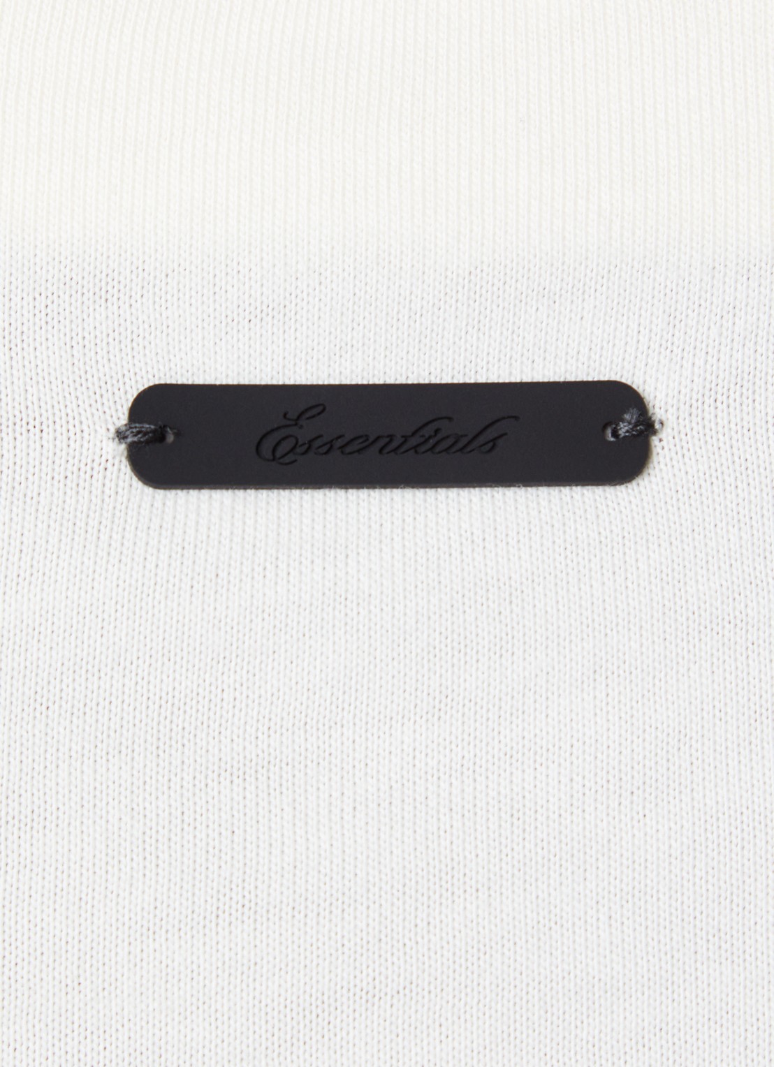 Fear of God Essentials T-shirt met ronde hals - detail 2 creme
