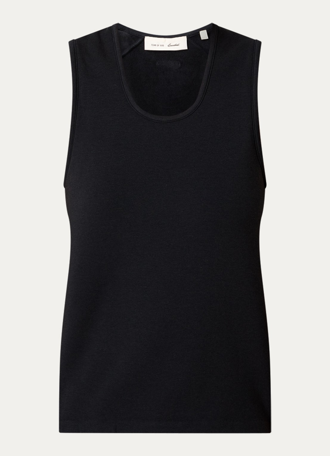 Fear of God Essentials Tanktop met stretch - voorkant zwart