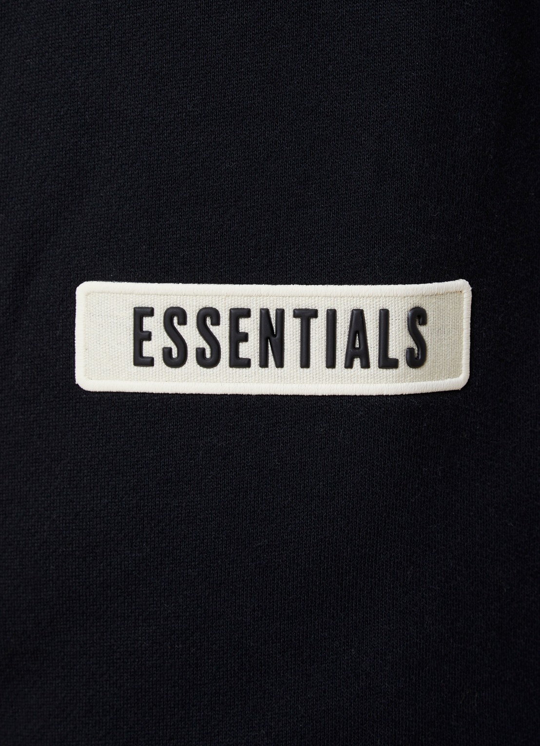 Fear of God Essentials Tapered fit joggingbroek met logo en steekzakken - detail 4 zwart