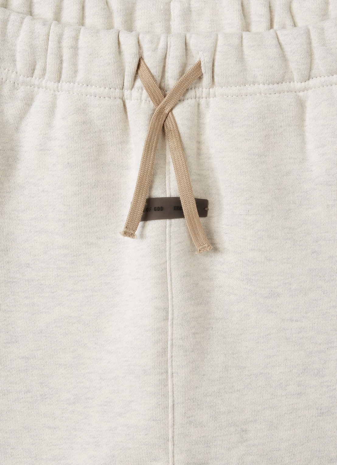 Fear of God Essentials Tapered fit joggingbroek met logo - detail 3 grijsmele