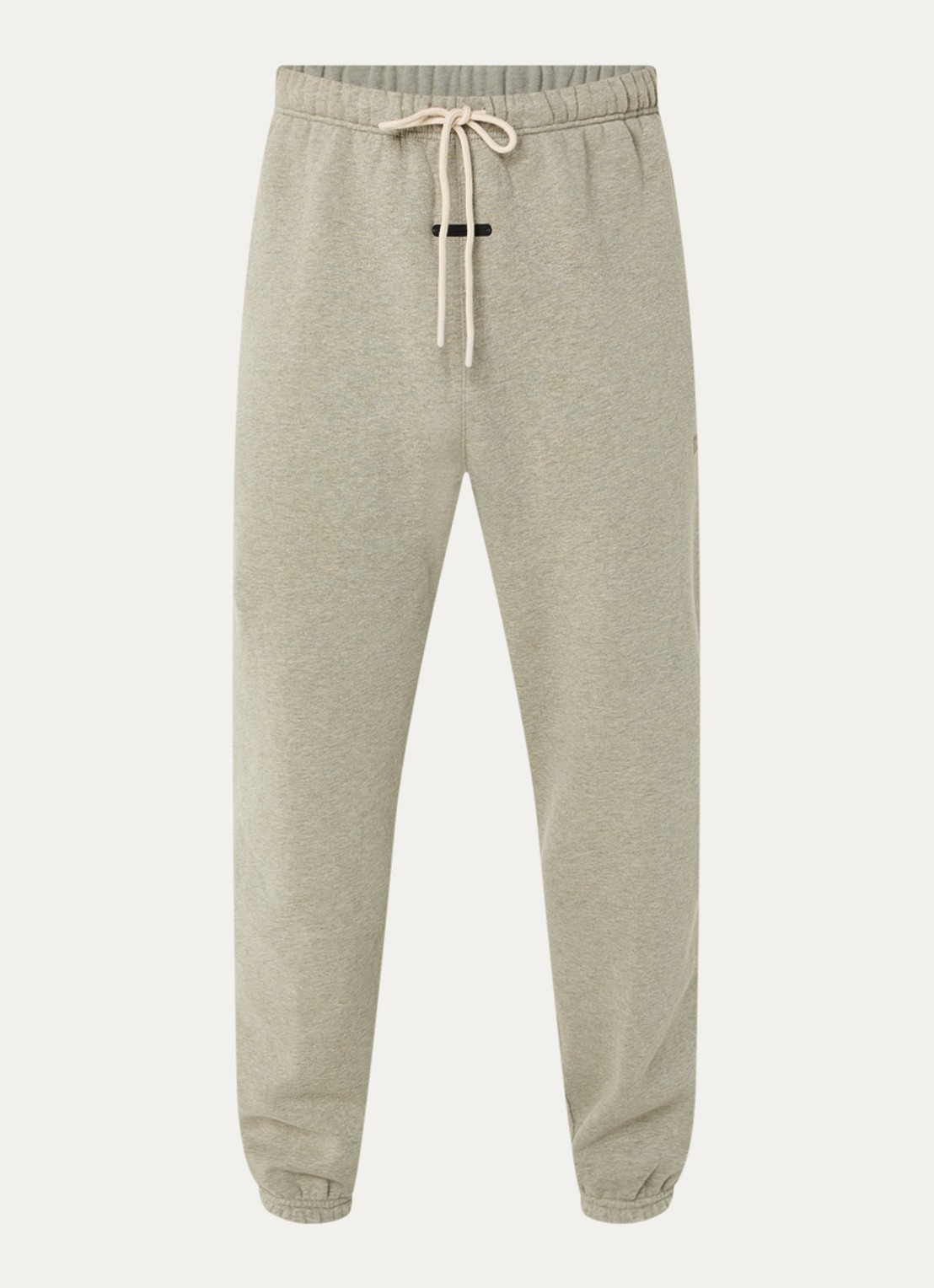 Fear of God Essentials Tapered fit joggingsbroek met steekzakken - voorkant grijsmele