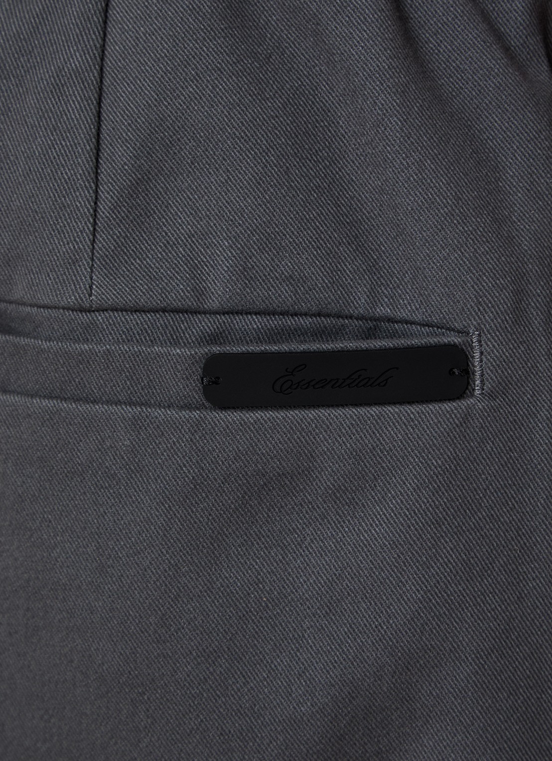 Fear of God Essentials Wide fit broek met steekzakken - detail 5 donkergrijs