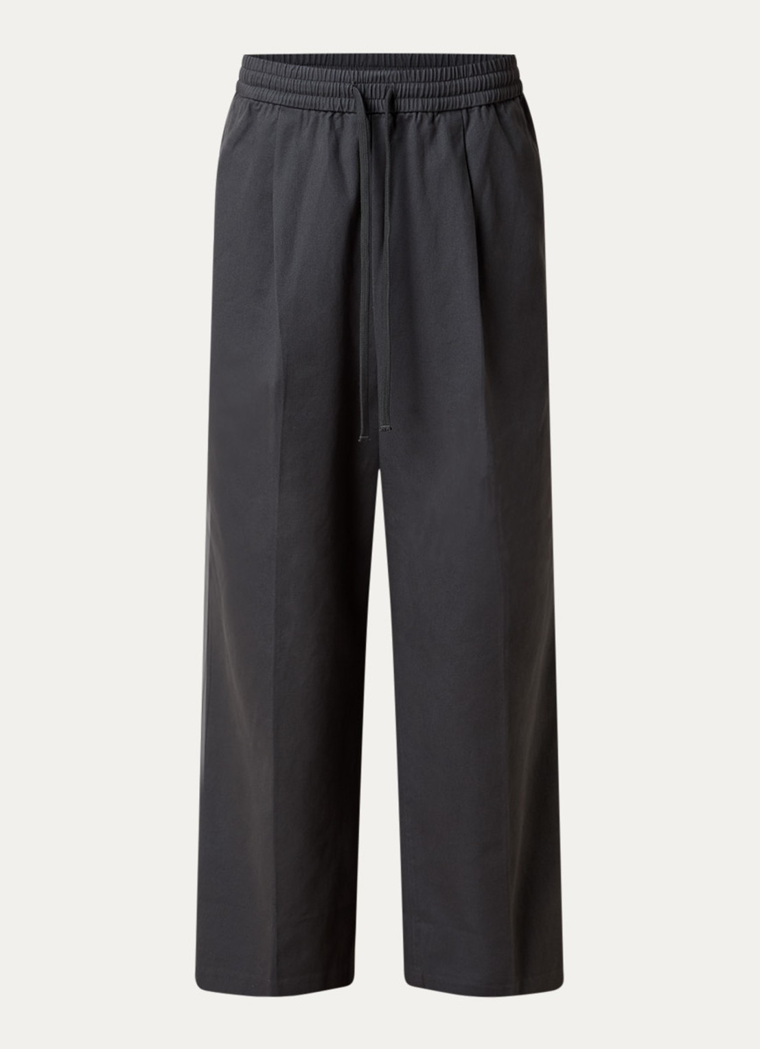 Fear of God Essentials Wide fit broek met steekzakken - voorkant donkergrijs