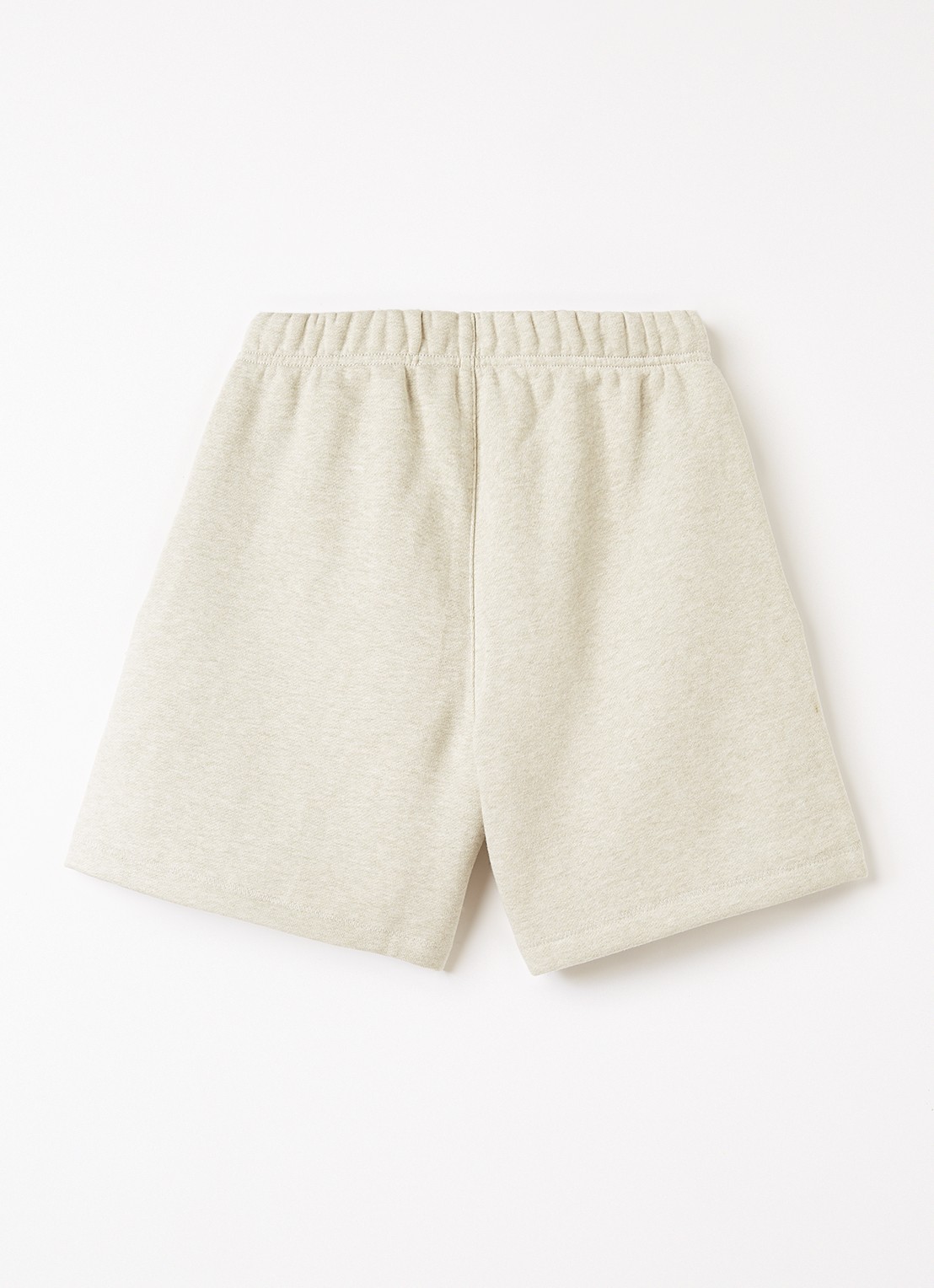 Fear of God Essentials Wide fit korte joggingbroek met logoprint - voorkant 2 lindegroen