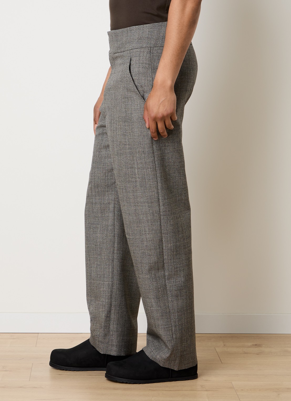 Fear of God Loose fit pantalon van scheerwol met steekzakken - detail 5 zwart