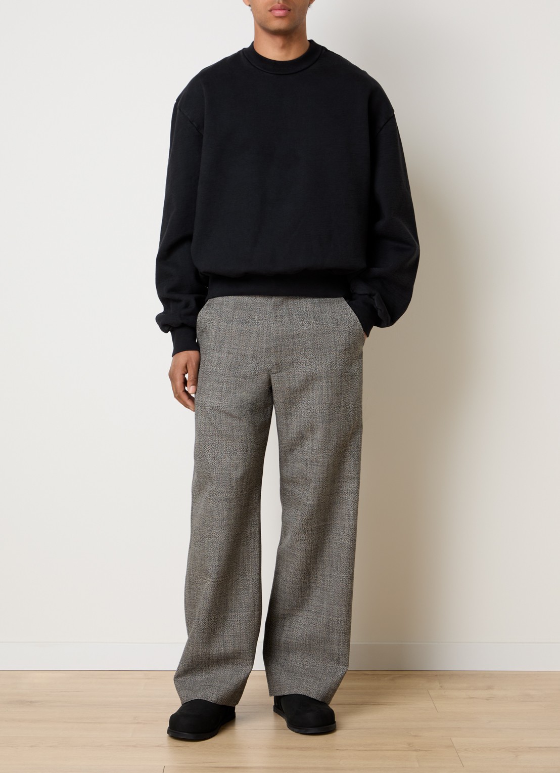 Fear of God Sweater met ronde hals - voorkant 3 zwart
