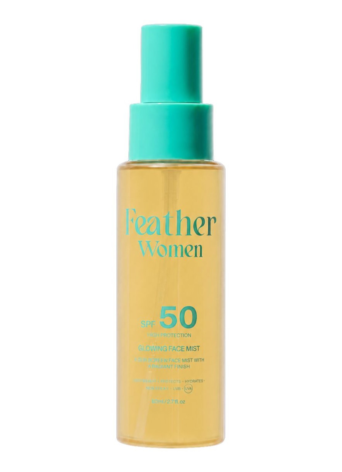Feather Women Glowing Face Mist - zonnebrand gezicht - voorkant 3 undefined
