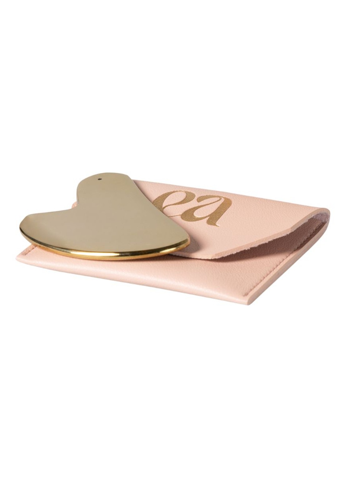 Feather Women Golden Gua Sha - gezichtsroller - detail 5 undefined