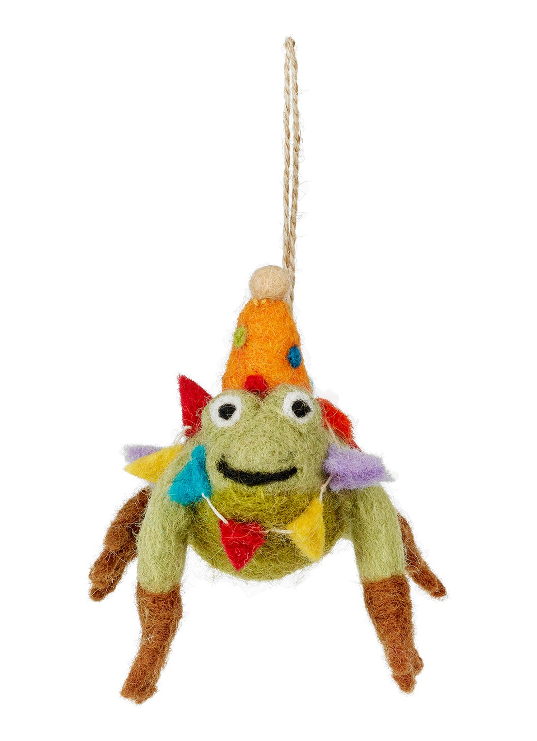 Felt So Good Crazy Frog kersthanger 5 cm - detail 4 groen