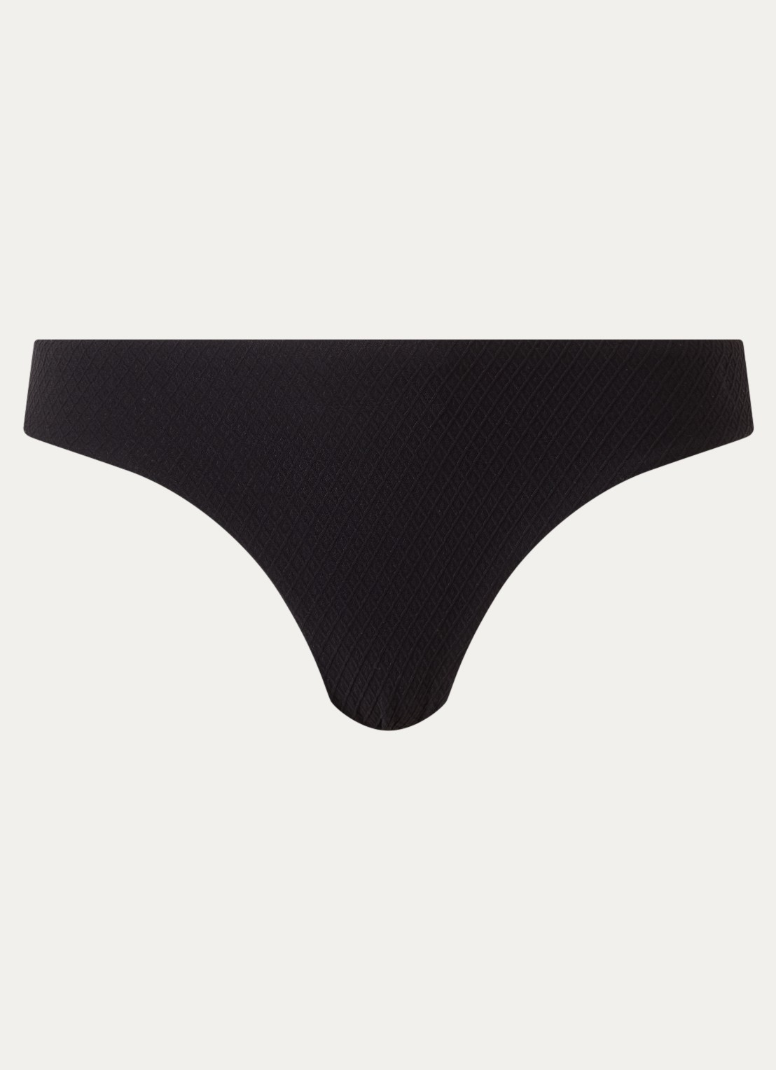 Femilet by Chantelle Navarino bikinislip met structuur - voorkant zwart