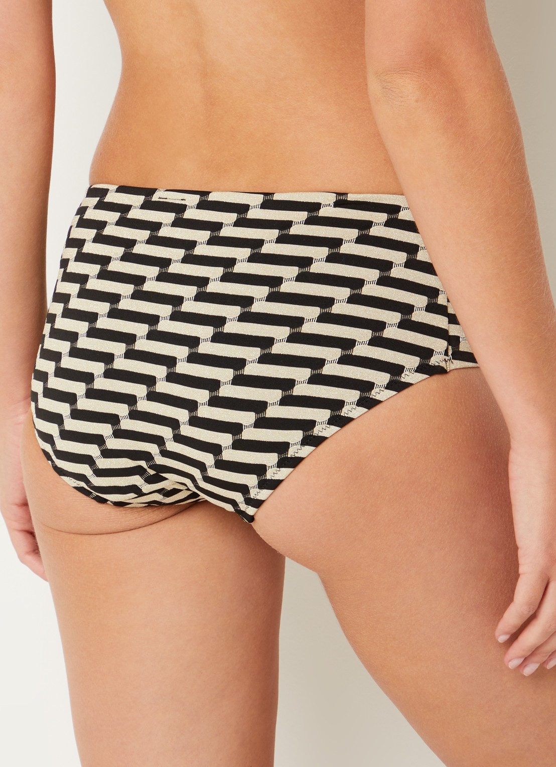 Femilet by Chantelle Santosa high waisted bikinislip met lurex - achterkant goud