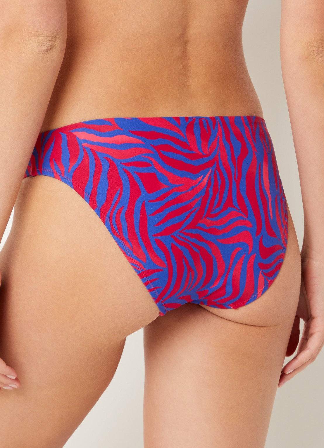 Femilet by Chantelle Tidra bikinislip met tijgerprint - achterkant donkerroze