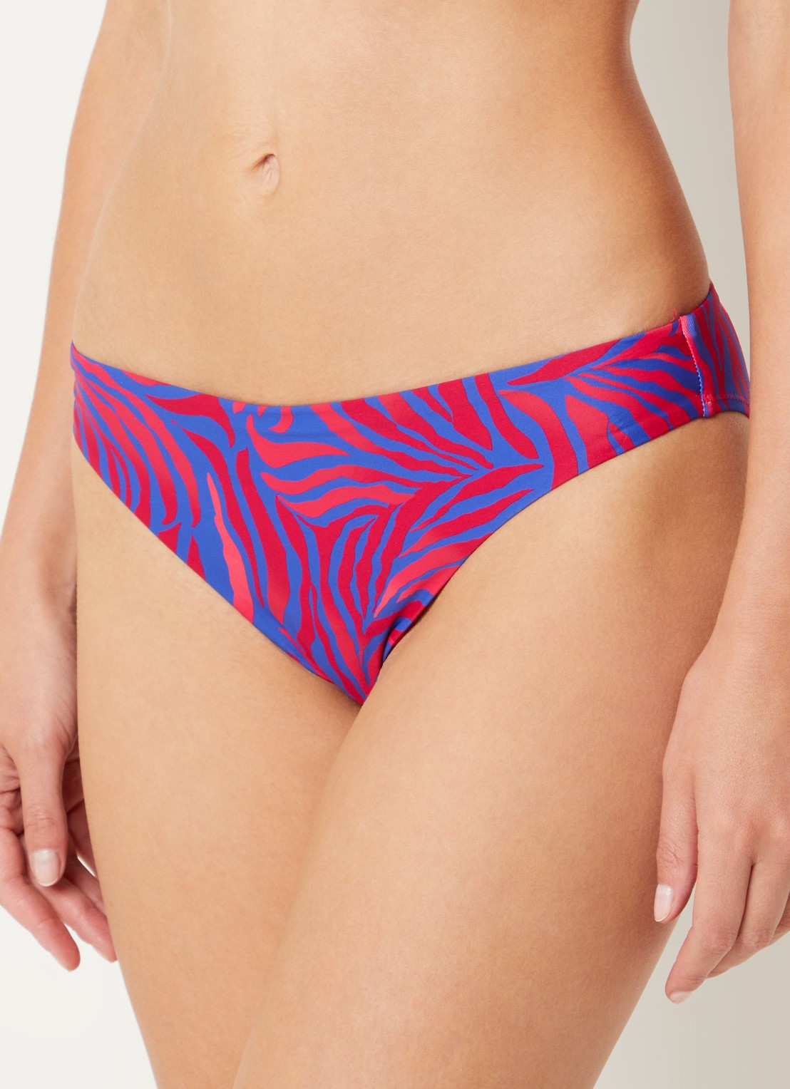 Femilet by Chantelle Tidra bikinislip met tijgerprint - voorkant 3 donkerroze