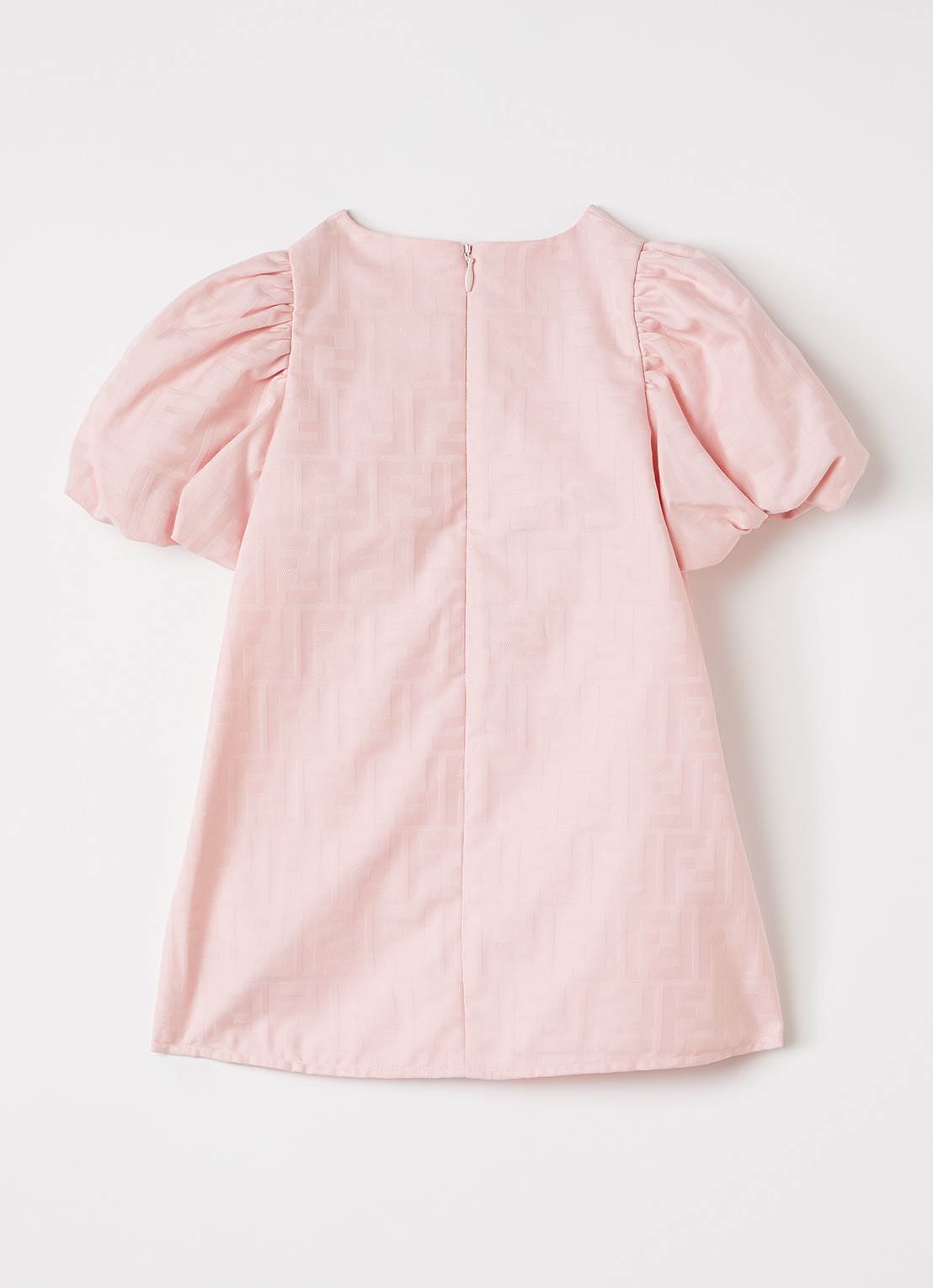 Fendi Abito T-shirt met logoprint - voorkant 2 roze