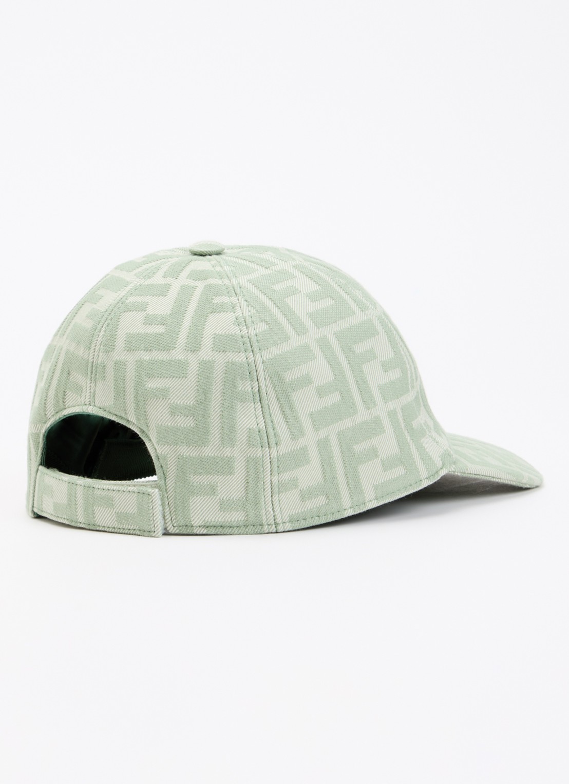 Fendi Baseball pet met logoprint - detail 2 lindegroen