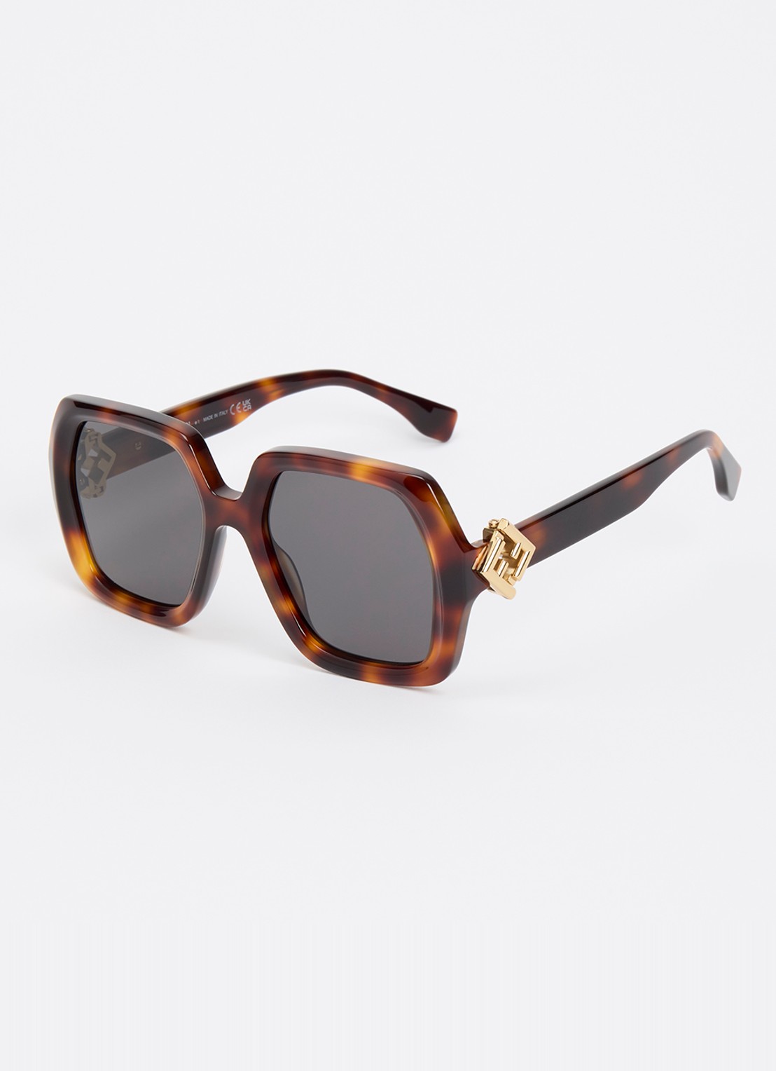 Fendi Butterfly zonnebril FE40139I - voorkant 4 bruin