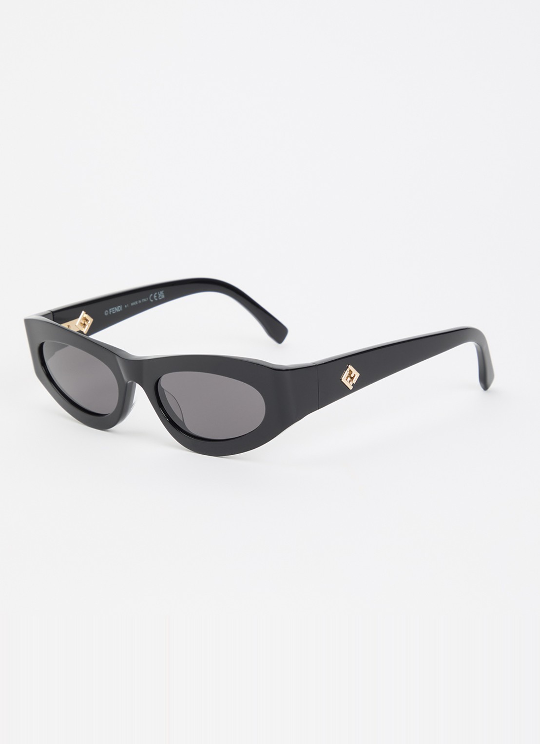 Fendi Cat Eye zonnebril FE40177U - voorkant 4 zwart