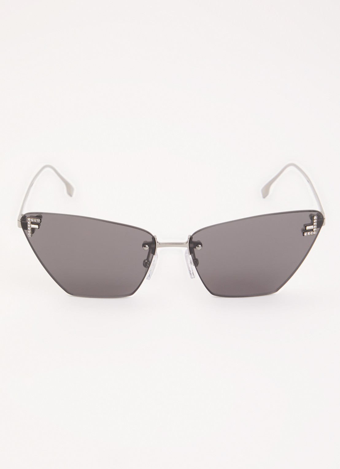 Fendi Cat Eye zonnebril FN000843 - detail zwart