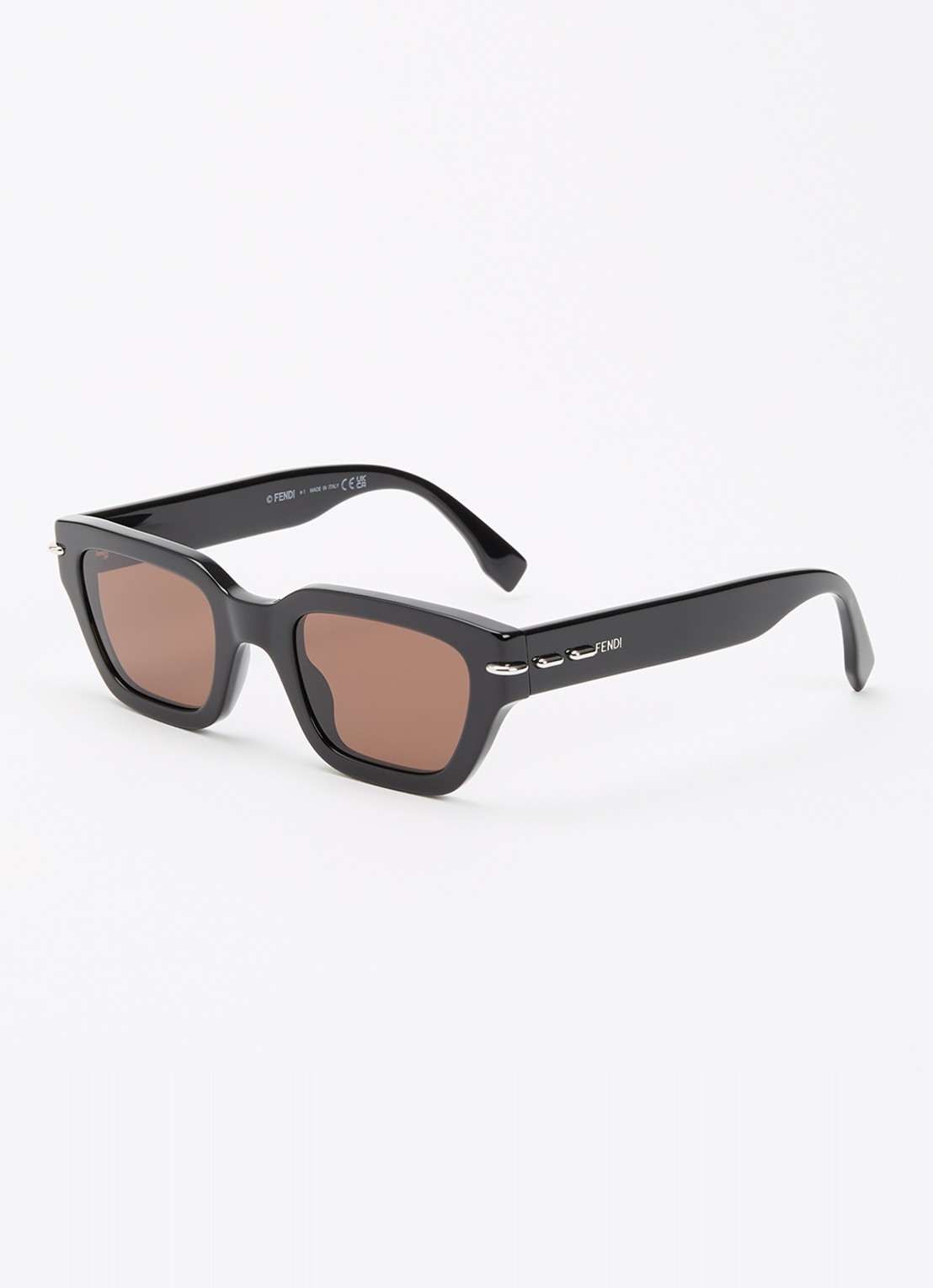 Fendi Fedni Selleria zonnebril FE40191I - voorkant zwart