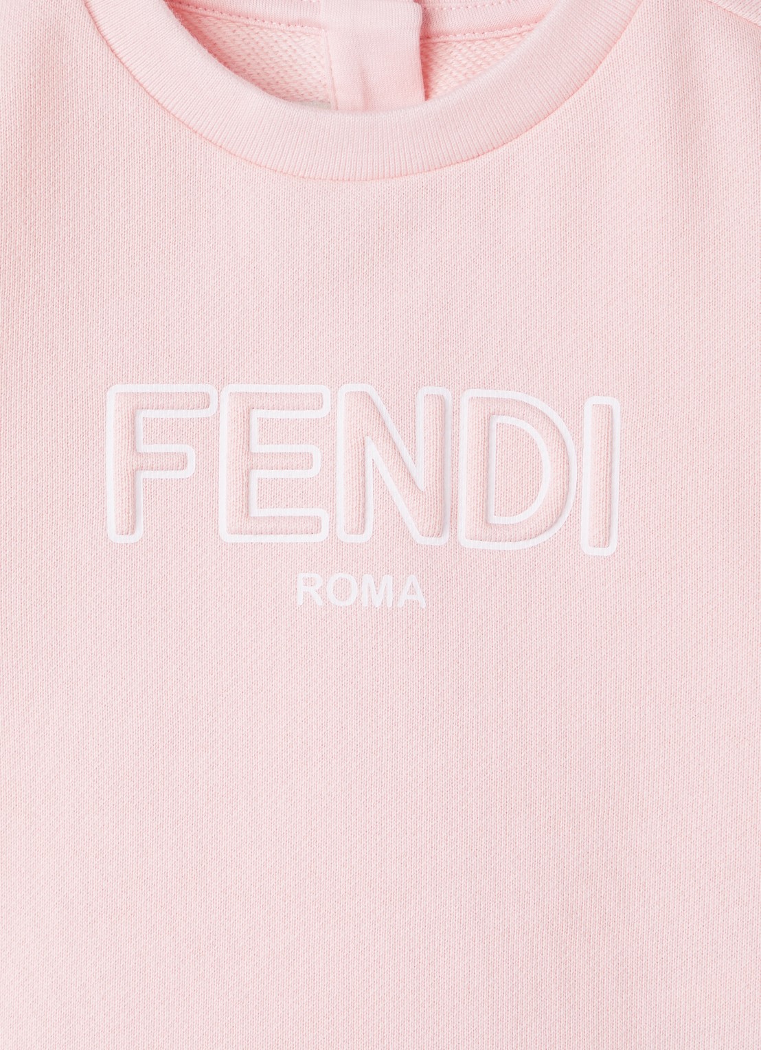 Fendi Felpa sweater met logoprint - detail roze