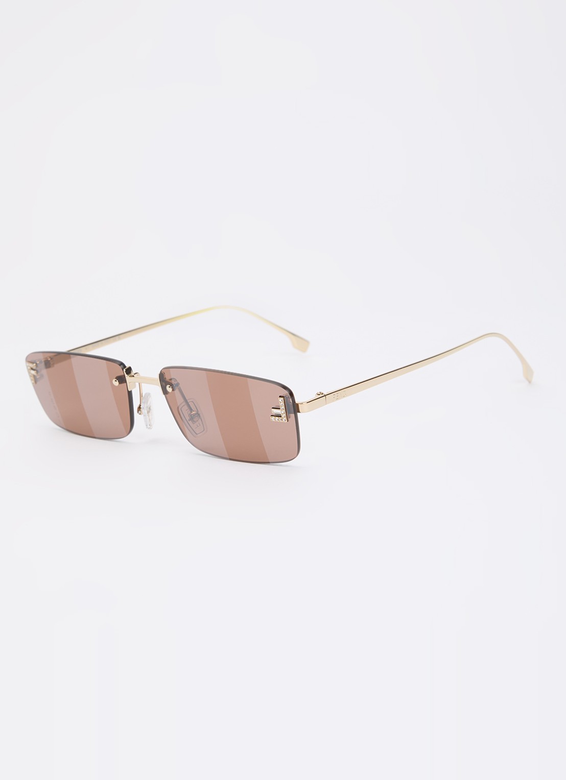 Fendi Fendi First Crystal zonnebril FE4172US - voorkant 4 goud